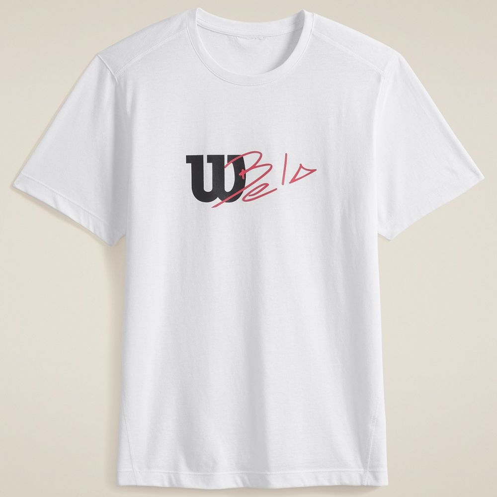 M Wilson Graphic Tee White M vue avant
