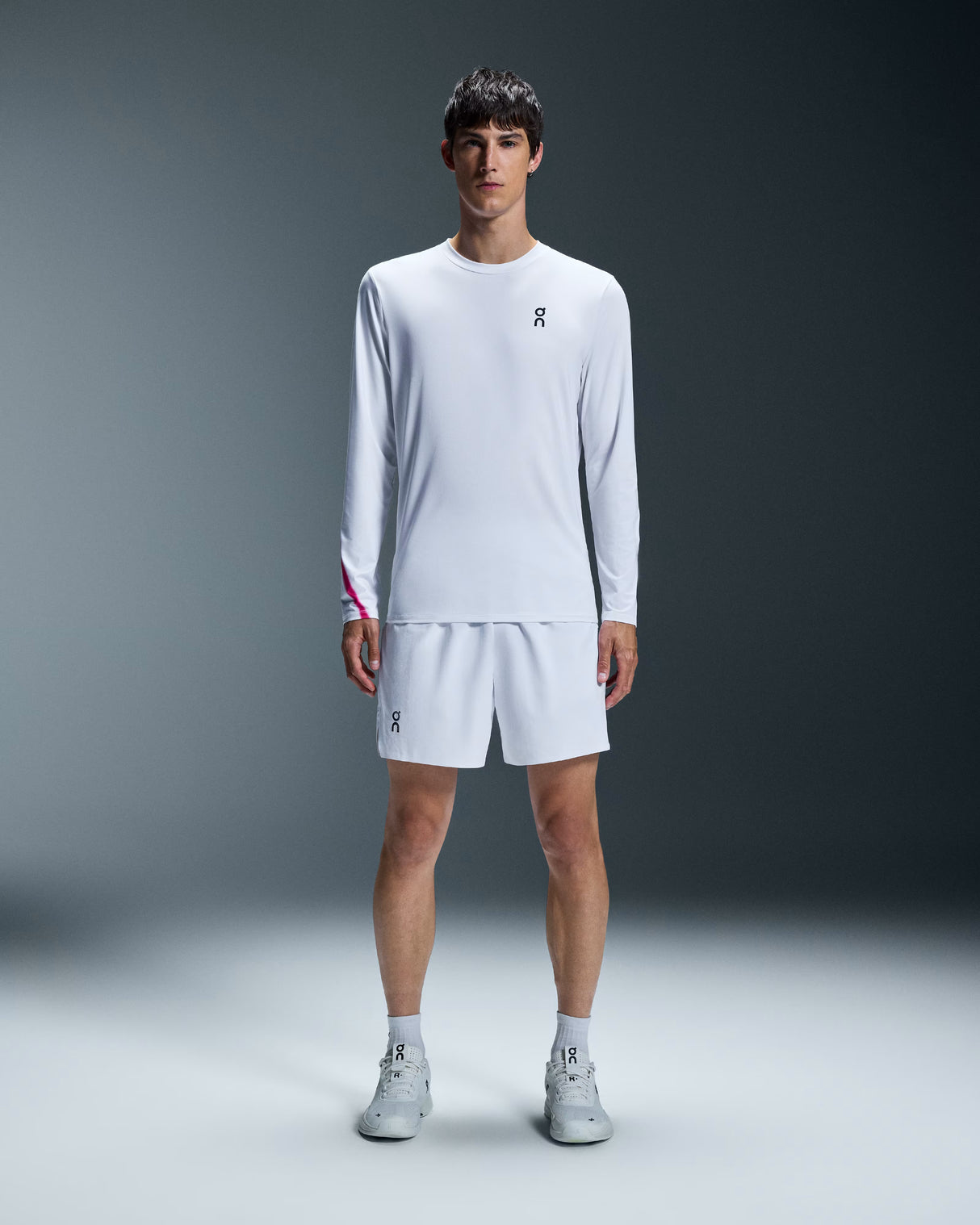 Tee Shirt On Court Long T White
