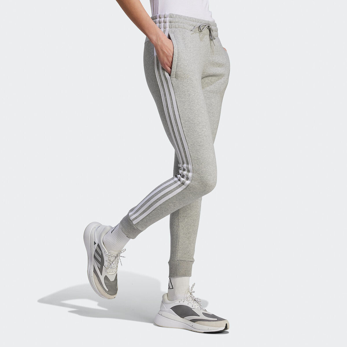 Jogging Adidas 3 Stripes Gris