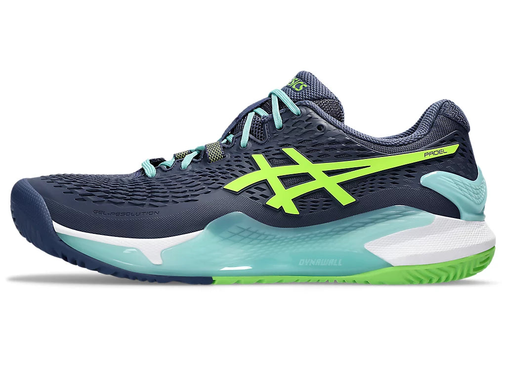 Chaussures Asics Gel Resolution 9 Padel Lime