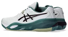 Chaussures de padel Asics Gel Resolution X Clay White / Dark Aubergine