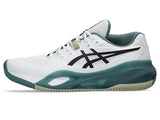 Chaussures de padel Asics Gel Resolution X Clay White / Dark Aubergine