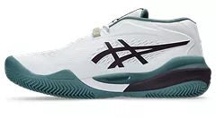 Chaussures de padel Asics Gel Resolution X Clay White / Dark Aubergine