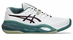 Chaussures de padel Asics Gel Resolution X Clay White / Dark Aubergine