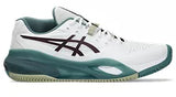 Chaussures de padel Asics Gel Resolution X Clay White / Dark Aubergine