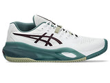 Chaussures de padel Asics Gel Resolution X Clay White / Dark Aubergine