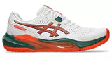 Chaussures de padel Asics Gel Challenger 15 Padel White / Energy Orange