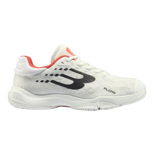 Chaussures Bullpadel Flow 24I blanches femme vue latérale