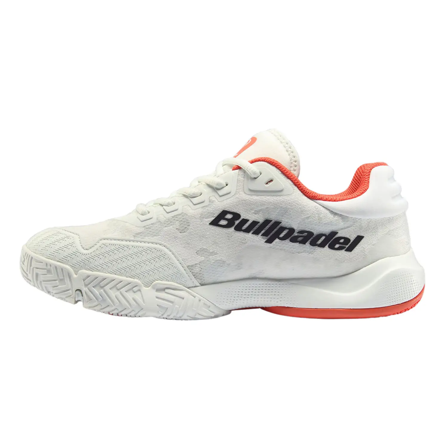 Chaussures Bullpadel Flow 24I blanches femme semelle antidérapante
