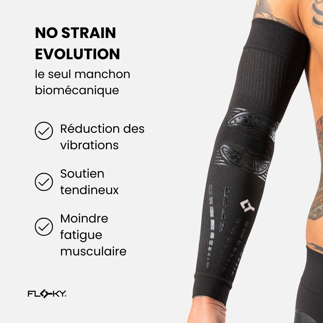 Manchon de padel Floky No Strain Evolution Black