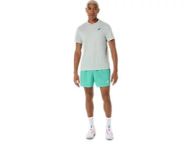Tee Shirt de padel Asics Court SS Top Cold Moss