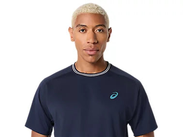 Tee Shirt de padel Asics Game SS Top Midnight