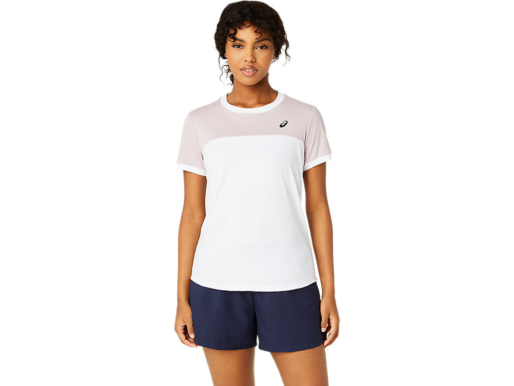 Tee Shirt Asics Court SS Top Watershed Rose