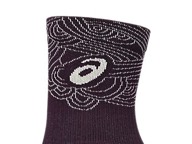 Chaussettes de padel Asics Seasonal Court+ Tennis Sock Dark Aubergine