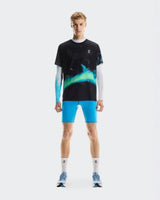 Tee Shirt On Pace Mesh T Black Horizon