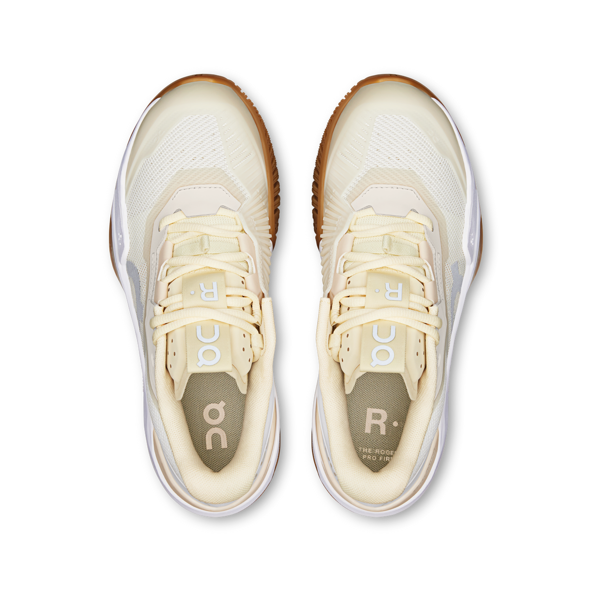 Chaussures de padel On THE ROGER Pro Fire Women Ivory Sand