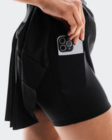 Jupe On Court Skirt Pleated Black