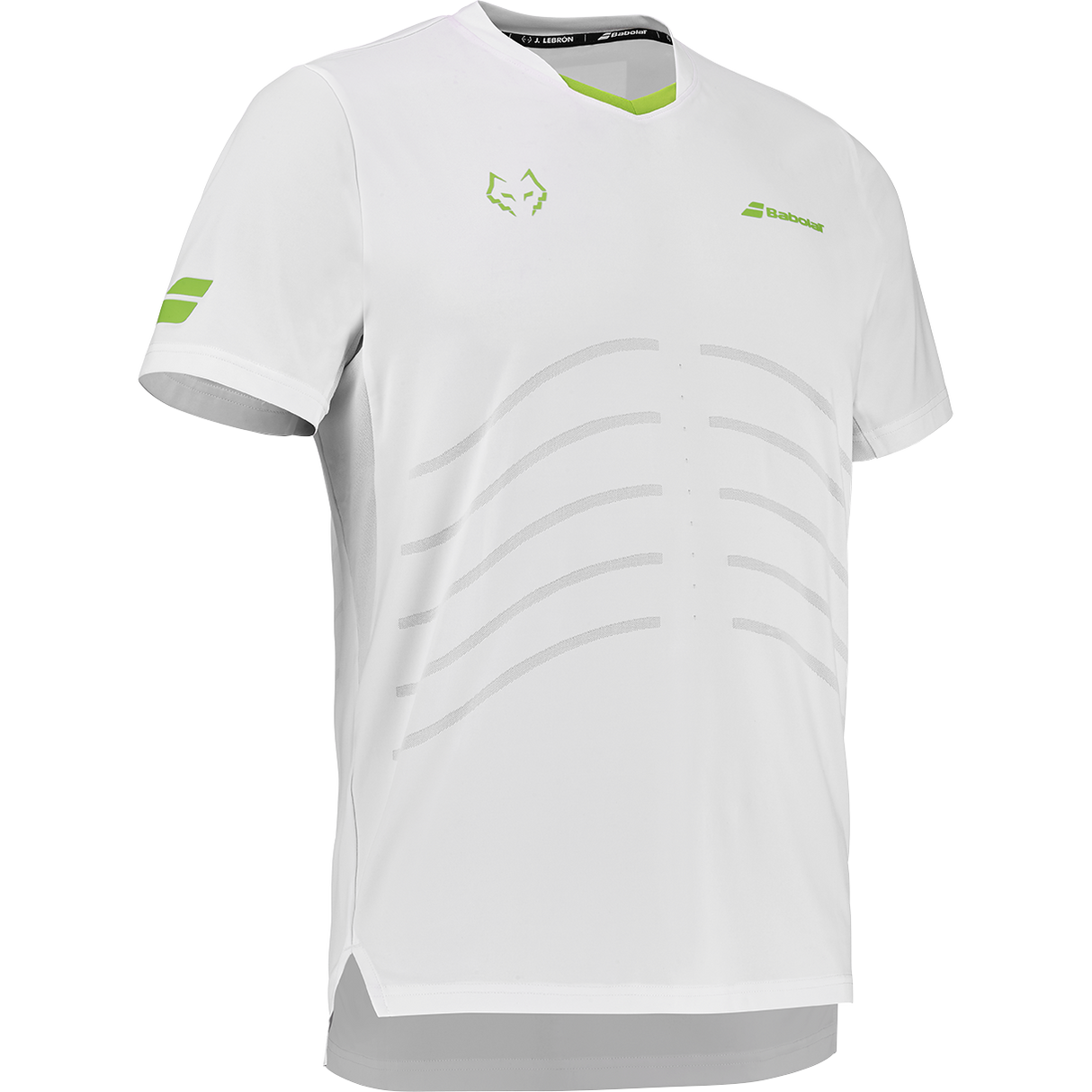 Tee Shirt de padel Babolat Lebron Replica White