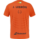 Tee Shirt de padel Babolat Lebron Replica Red Orange