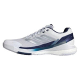 Chaussures de padel Adidas CrazyQuick Boost White Silver / Dark Blue