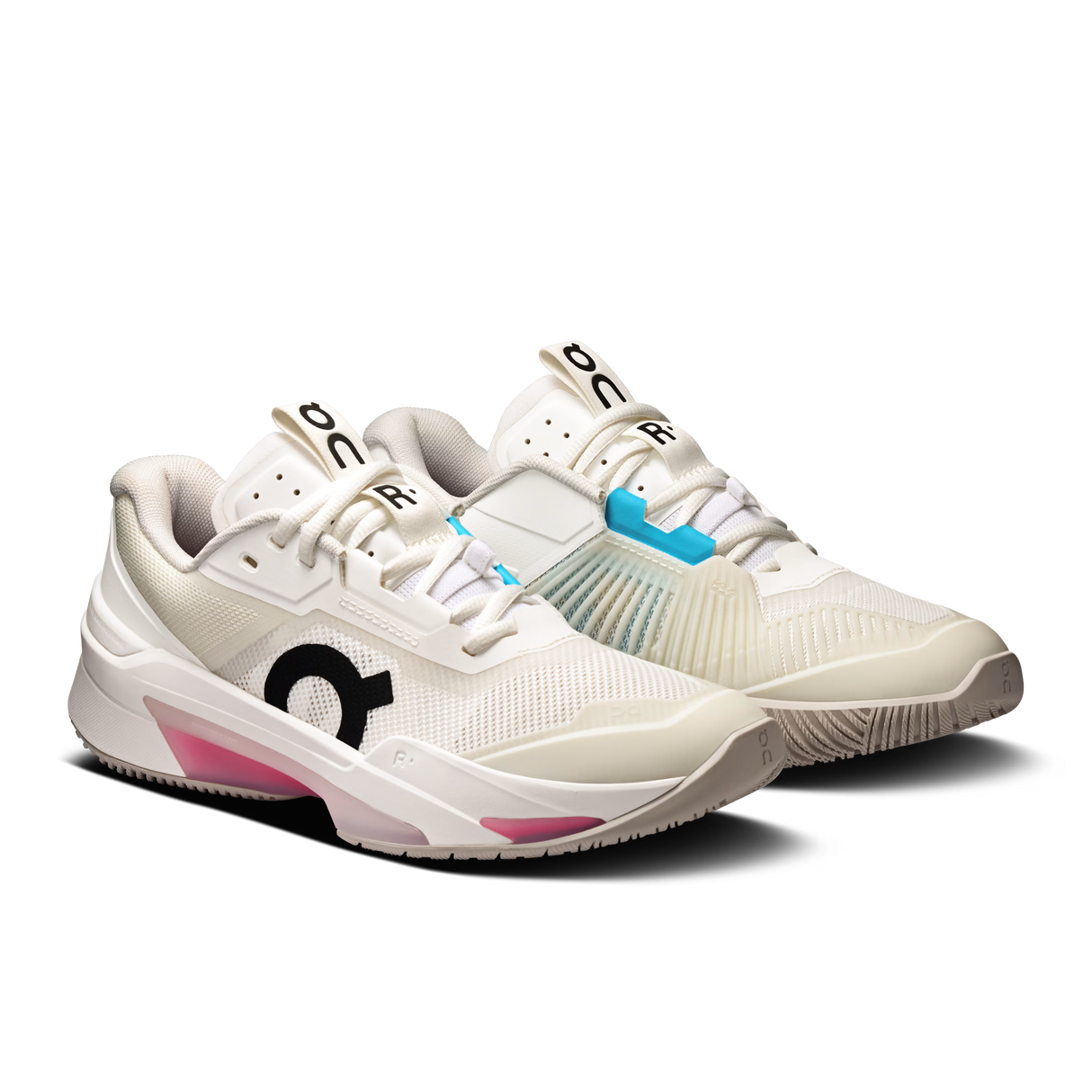 Chaussures de padel On THE ROGER Pro Fire Women White Pink