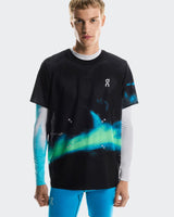 Tee Shirt On Pace Mesh T Black Horizon