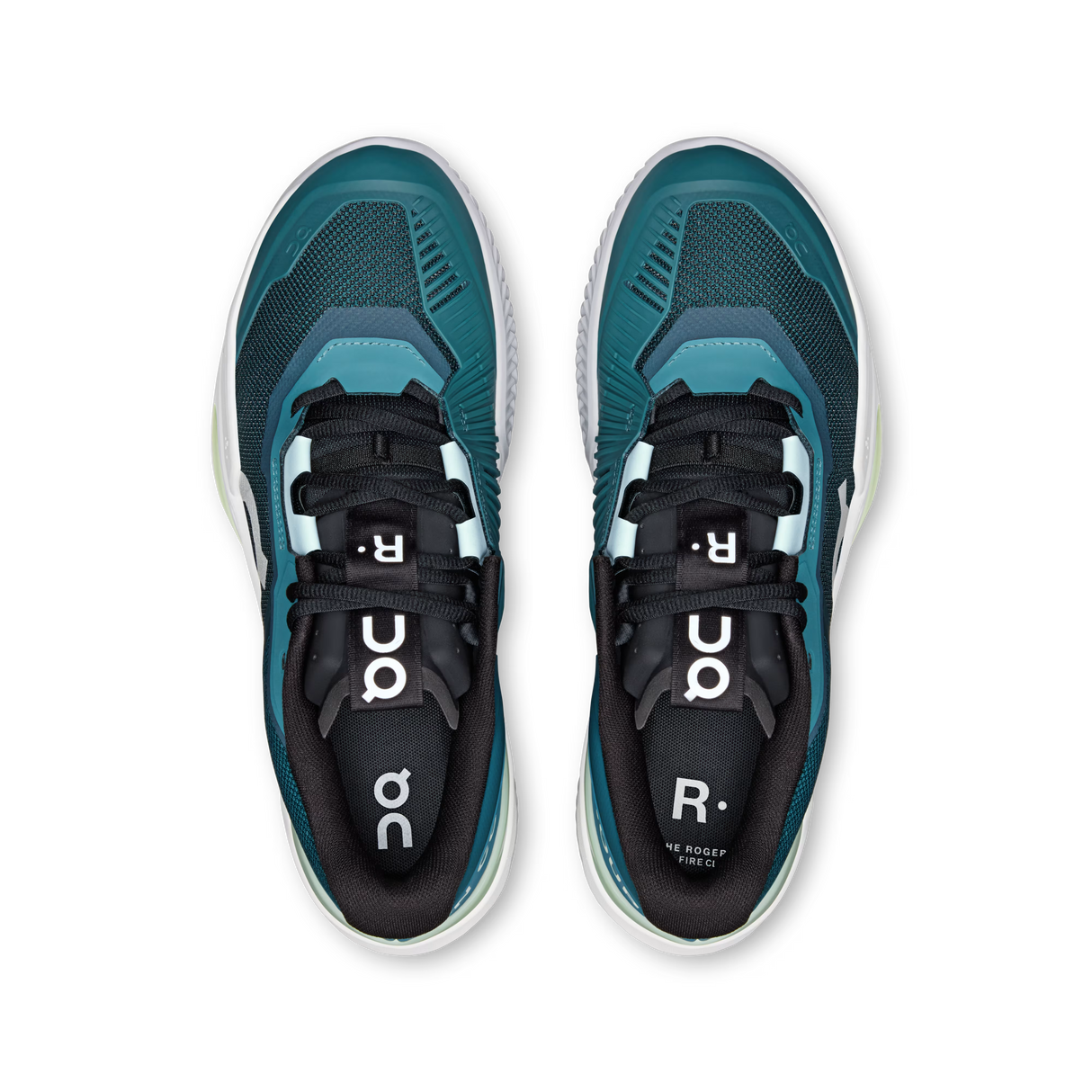Chaussures de padel On THE ROGER Pro Fire Clay Men Storm / White