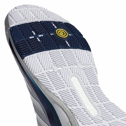 Chaussures de padel Adidas CrazyQuick Boost White Silver / Dark Blue