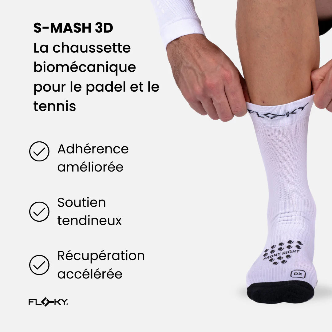 Chaussettes Floky S-Mash 3D Black