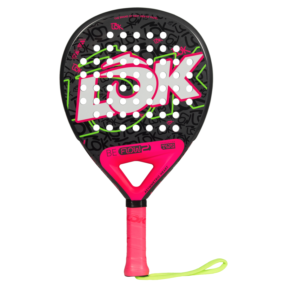 Raquette de padel Lok Be Flow Gen 2 Pink