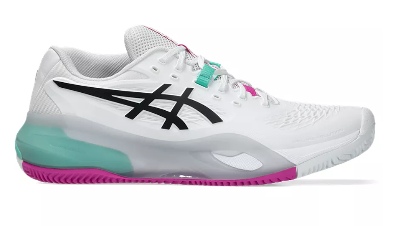 Chaussures de padel Asics Gel Resolution X Clay White Aurora Green