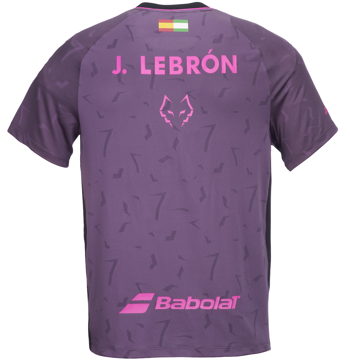 Tee Shirt de padel Babolat Lebron Replica Black / Plum