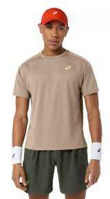 Tee Shirt de padel Asics Game SS Top - Greige