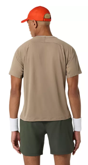 Tee Shirt de padel Asics Game SS Top - Greige