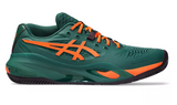 Chaussures de padel Asics Gel Resolution X Padel Jewel Green / Energy Orange