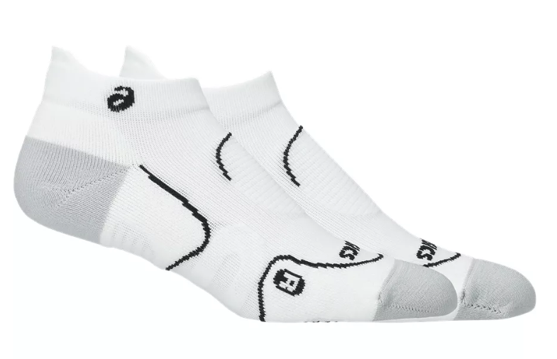 Chaussettes de padel Asics Court+ Tennis Ankle Brillant White