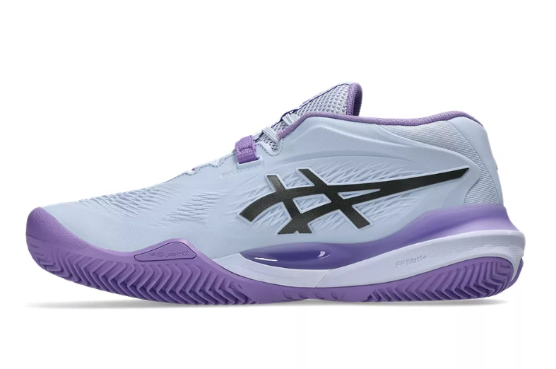 Chaussures de padel Asics Gel Resolution X Clay "Night Energy" - Blue Fade / Gunmetal