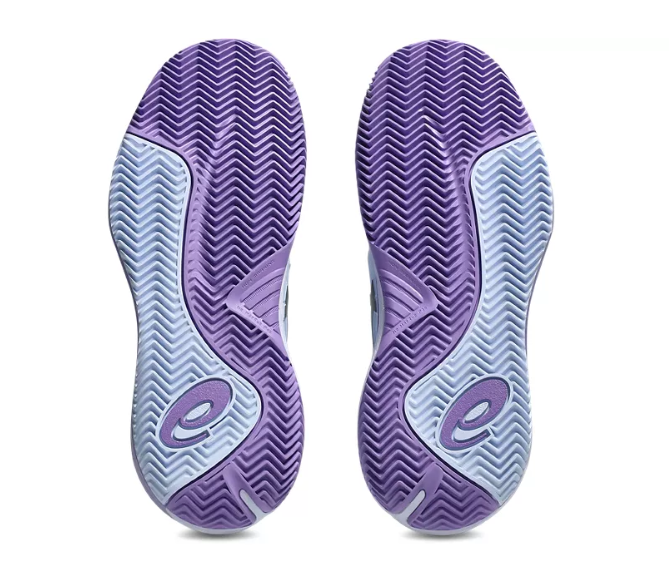 Chaussures de padel Asics Gel Resolution X Clay "Night Energy" - Blue Fade / Gunmetal