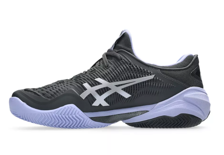 Chaussures de padel Asics Court FF 3 Clay "Night Energy" - Graphite Grey / Pure Silver