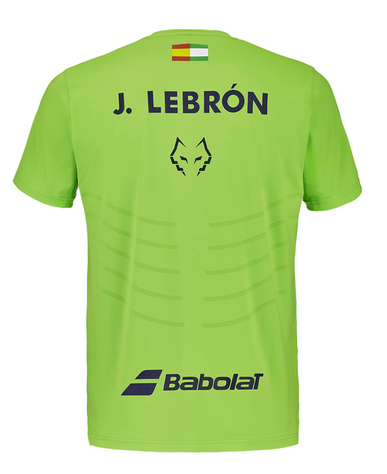 Tee Shirt de padel Babolat Lebron Replica Green Flash