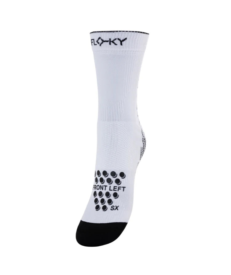 Détail du soutien tendon d’Achille sur chaussettes Floky

