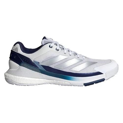 Chaussures de padel Adidas CrazyQuick Boost White Silver / Dark Blue