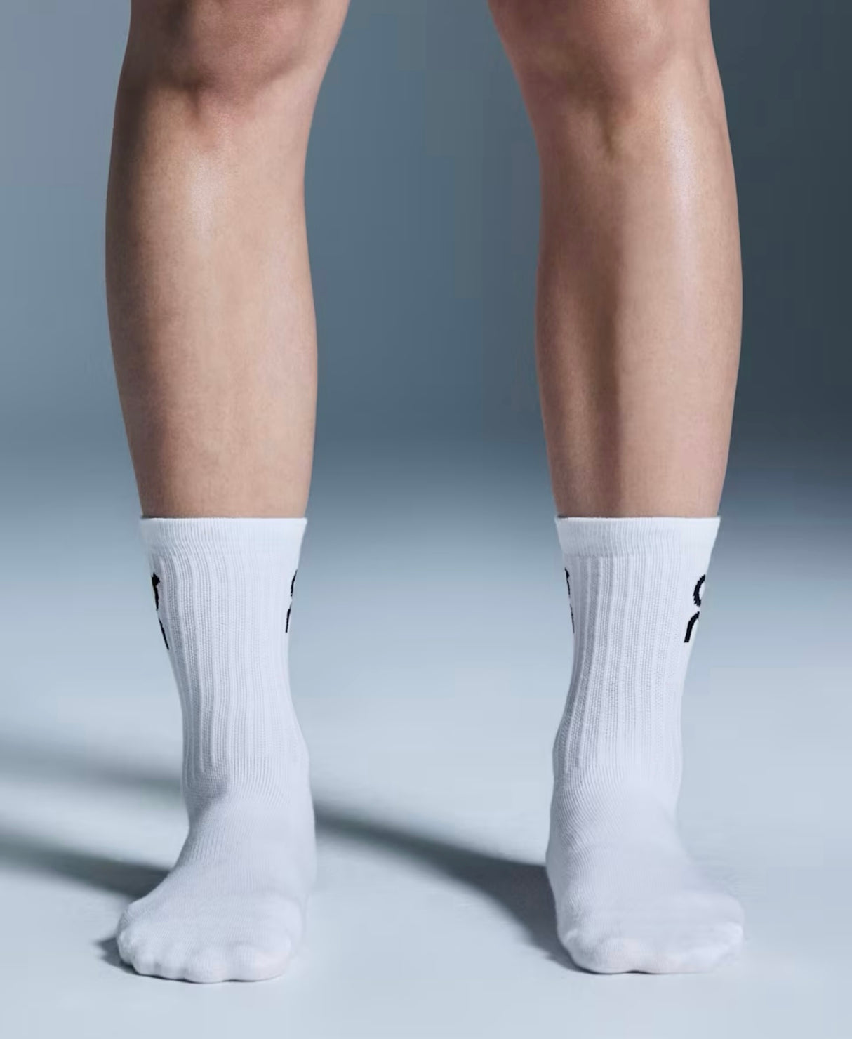 Chaussettes On Logo Sock High 3P White