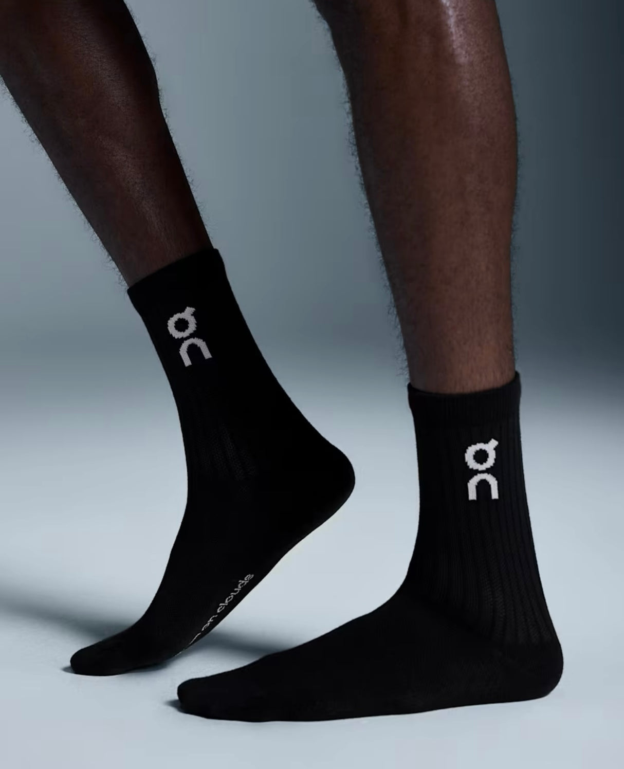 Chaussettes On Logo Sock High 3P Black