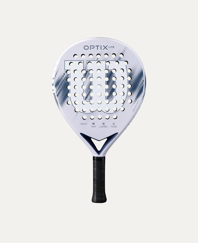 Raquette de padel Wilson Optix V2 Lite Lilas, raquette de sport avec cadre léger et face en composite, pour jeu dynamique