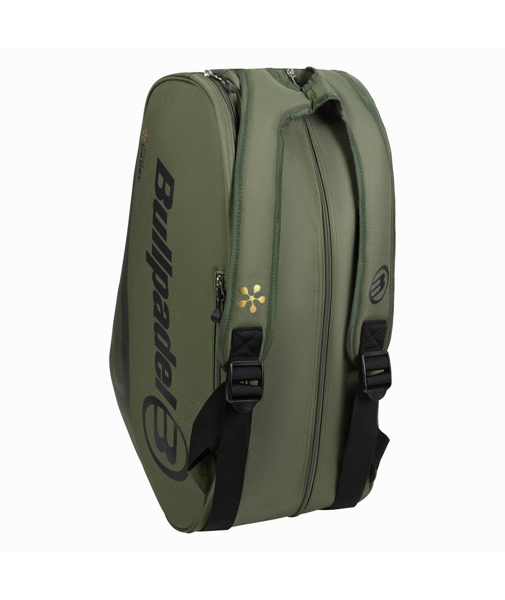 Sac de padel Bullpadel Tour Kaki Premier Padel 2026