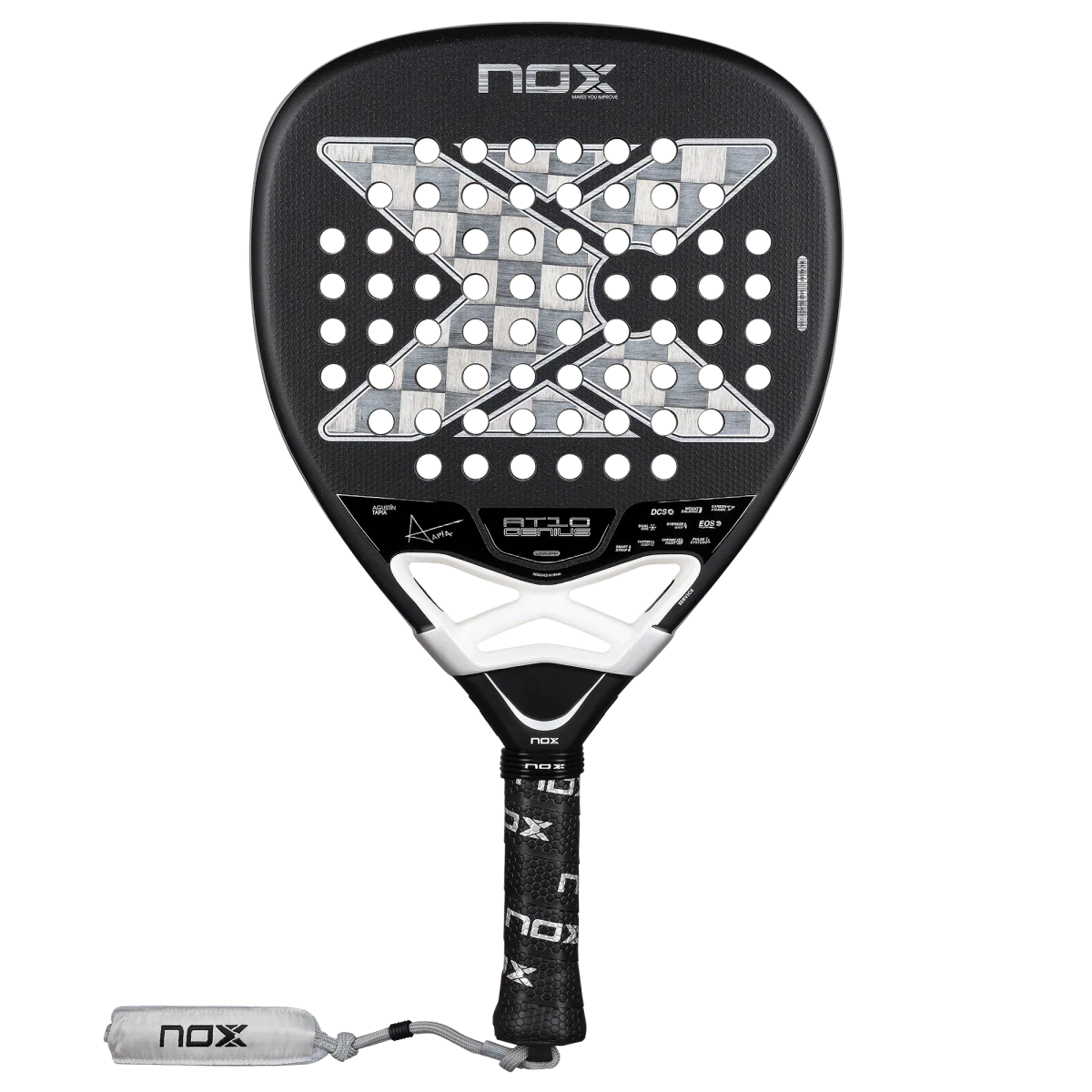 Raquette de padel Nox AT10 Luxury Genius Attack 18K Alum 2026 by Agustín Tapia