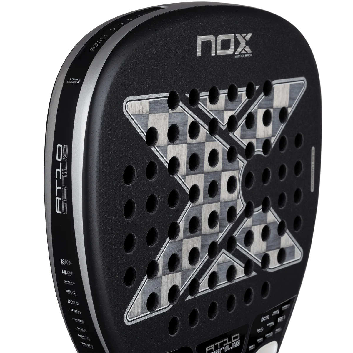 Raquette de padel Nox AT10 Luxury Genius Attack 18K Alum 2026 by Agustín Tapia