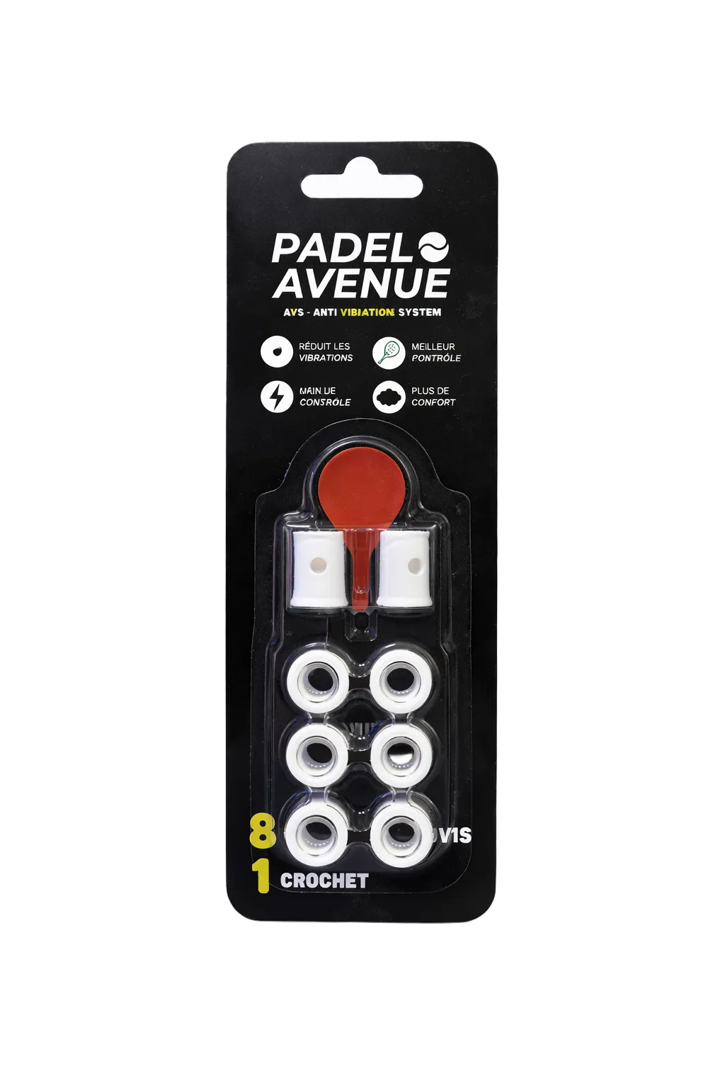 Antivibrateurs de padel "AVS" Blanc