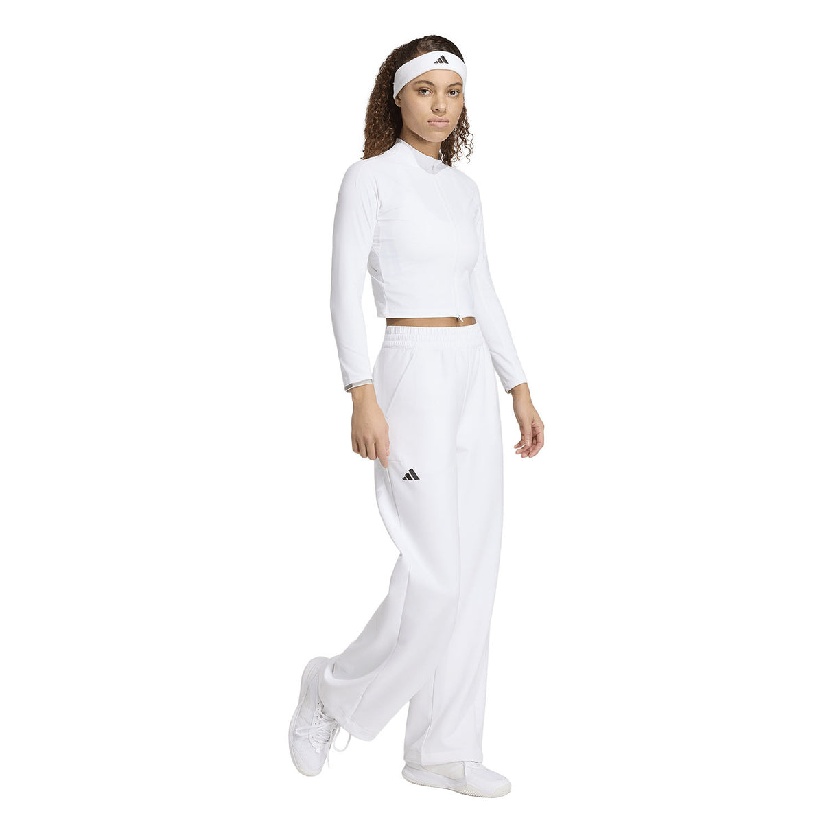 Veste de Padel Adidas Pro Manches Longues White